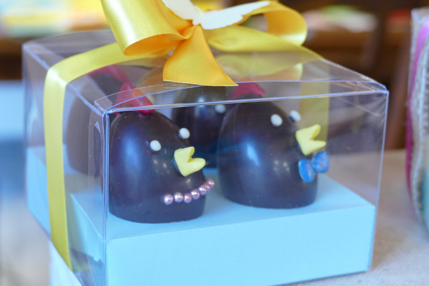Famiglia 4 Cocò in cioccolato fondente - h6cm - non idoneo alla spedizione