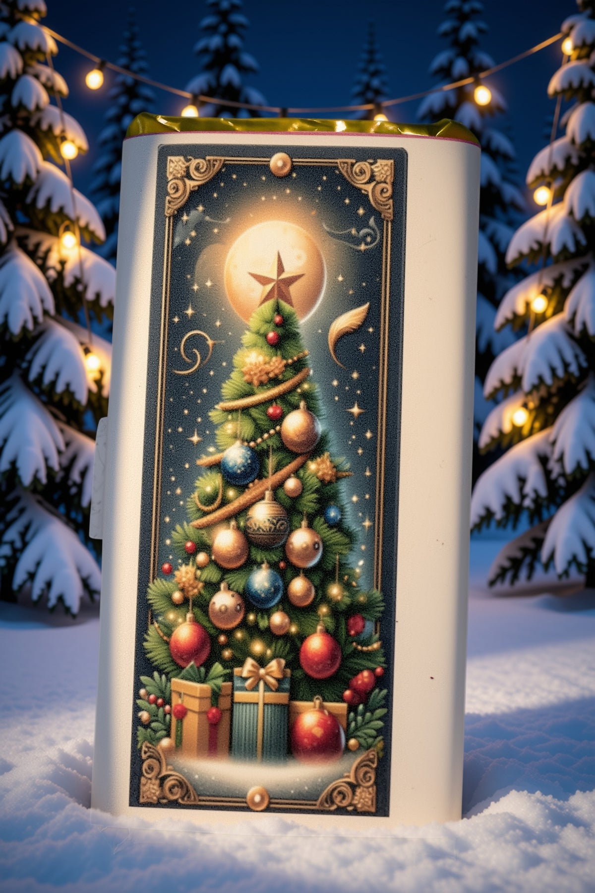 Tavoletta cioccolato fondente 65% 50g  Albero di Natale