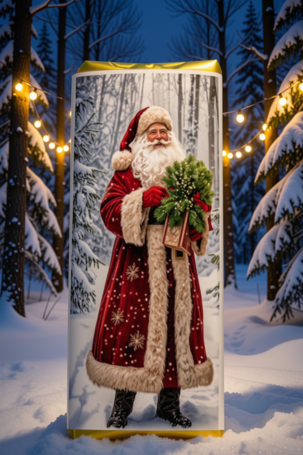 Tavoletta cioccolato fondente 65% 50g  Santa Claus