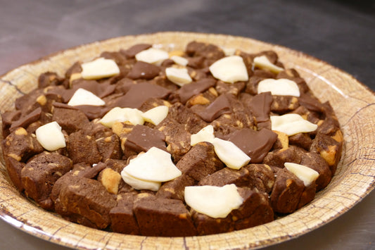 Sbriciolata di frolla ai tre cioccolati 300g