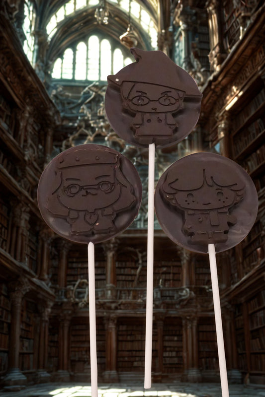 Lecca lecca al cioccolato fondente Harry Potter
