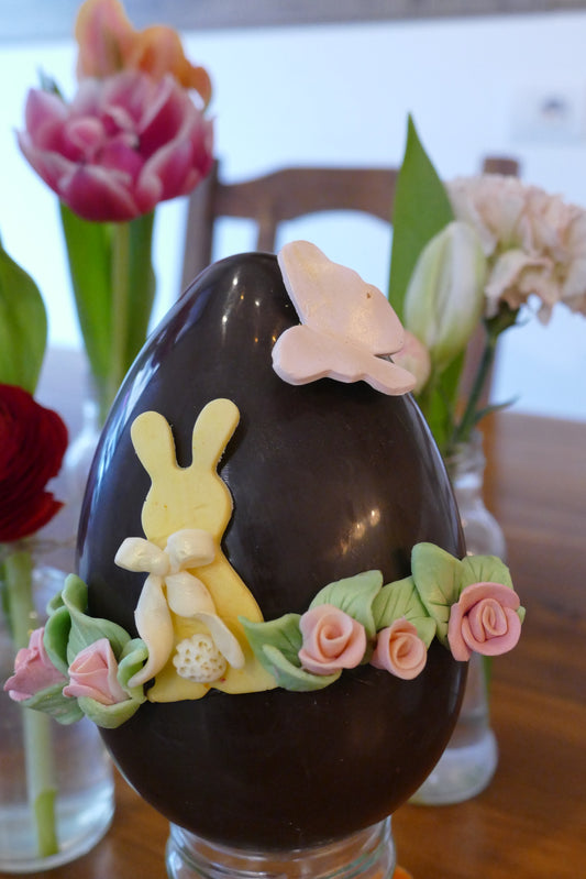 Uovo di Pasqua 250g - 20cm - decoro Pasquale  - non idoneo alla spedizione